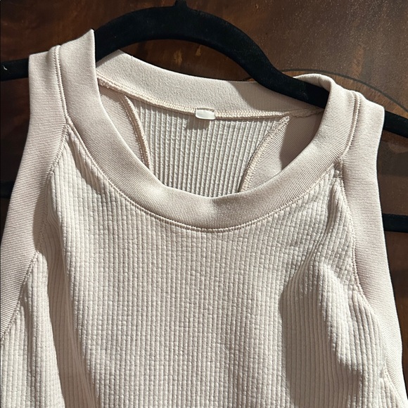 White Ribbed Tank Top - Picture 2 of 4